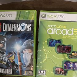 Lego dimensions and Xbox live arcade for Xbox 360
