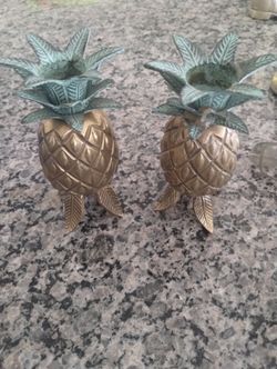 SoldSold
Vintage Brass Pineapple Footed Candle Holders