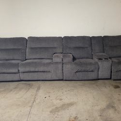 Two Recliner Sofa Set