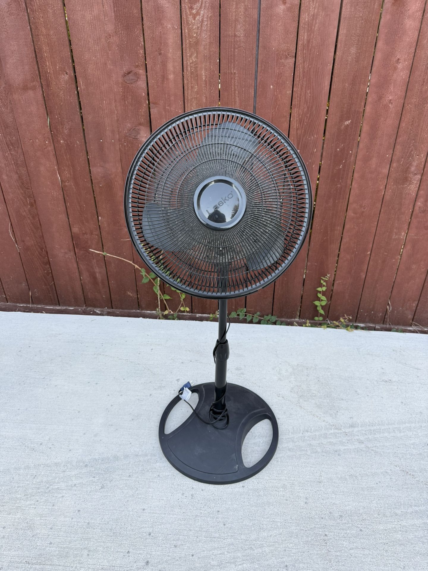 Lasko M16900 Oscillating 16 inch Wall Mount Fan for Indoor Use, Light