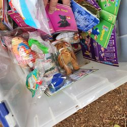 Bucket Of Beanie Babby's And ....