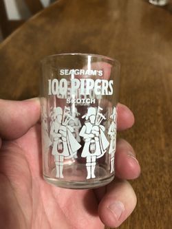 Vintage Seagrams shot glass