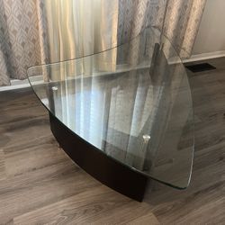 Living Room Glass Coffee Table + Side Table SET