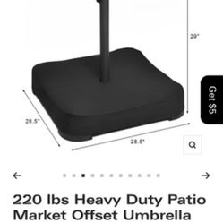 Heavy duty outdoor Umbrella Stand 