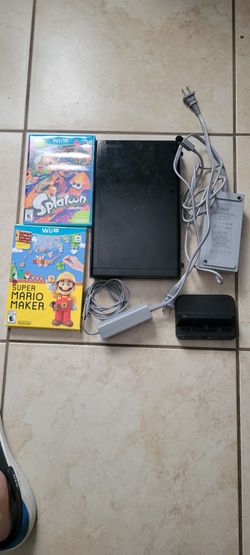 Nintendo WII U BUNDLE (except Game Controller)