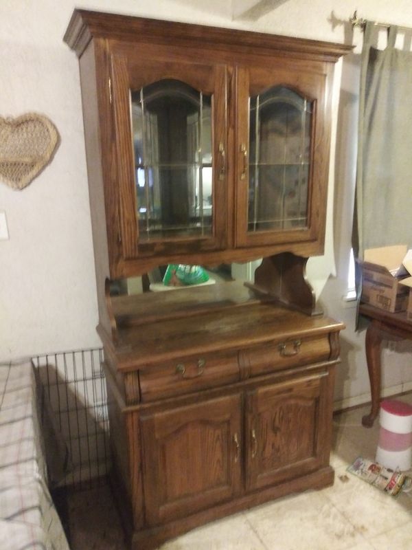 Small Hutch Buffet, China Cabinet. for Sale in Houston, TX ...