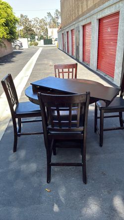 Wood kitchen table