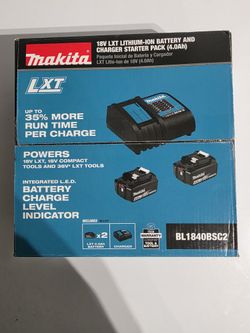 Makita Batteries And Charger 