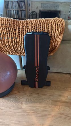 Weight Bench, Ball and Bands