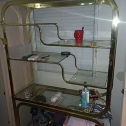 Brass Shelf Etagere 