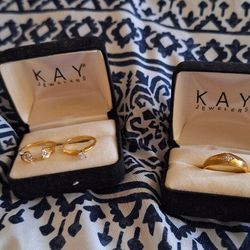 His and hers wedding ring.