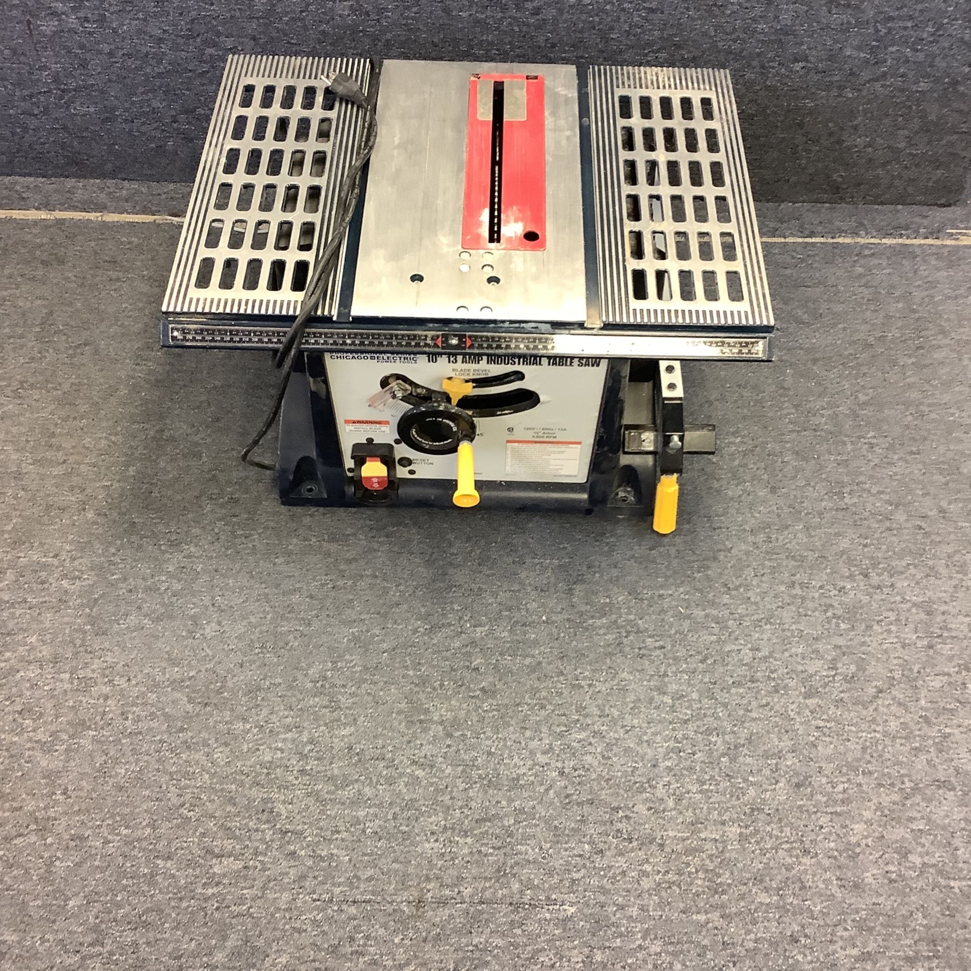 Chicago Electric 10”13 Amp Industrial Table Saw