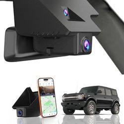 4K Dash Cam for Ford Bronco 2021-2024 & Raptor, OEM Style, WiFi GPS HDR