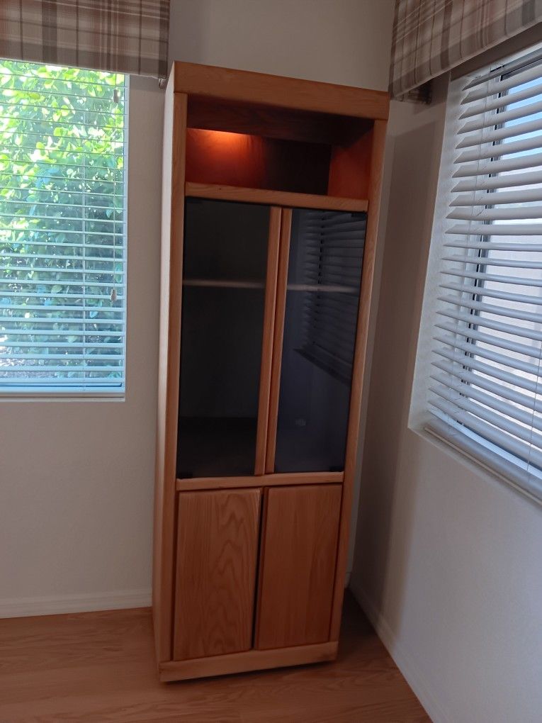 Lighted Display Cabinets 2 Matching FREE