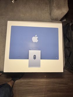 Apple OEM M4 24" iMac Blue Empty Box With All Inserts