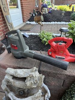 Electric Blowers And Hedge Clippers
