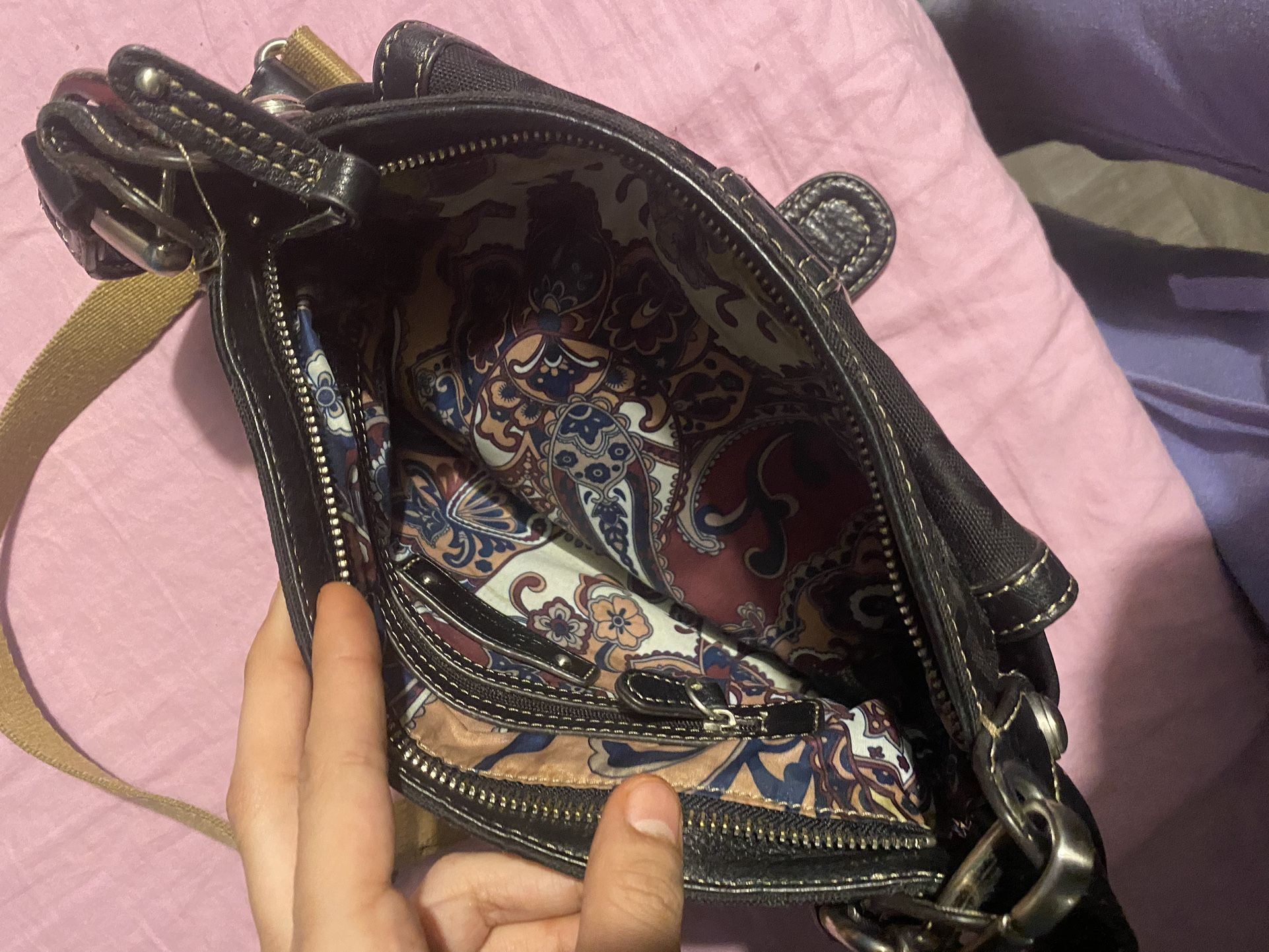 cute small black purse