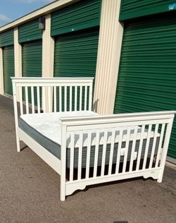 FULL BED FRAME WITH MATTRESS