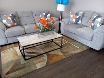 Grey Sofa And Loveseat 