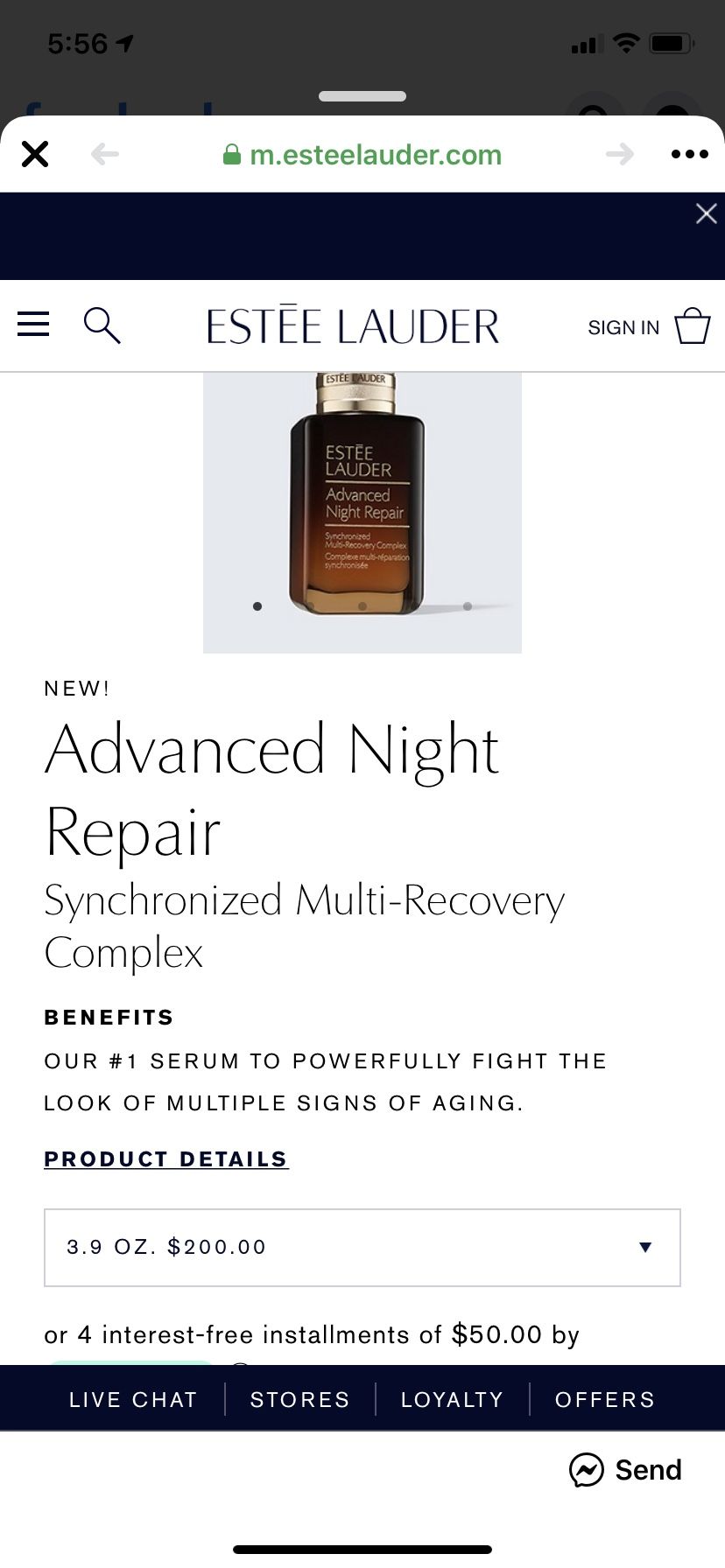 A set of Estée Lauder all for 110$