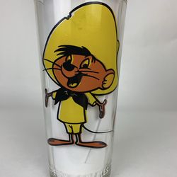 Glassware, cup, glasses, Pepsi,1973, vintage, SPEEDY GONZALES