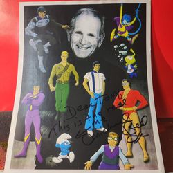 MICHAEL BELL Signed SUPER FRIENDS 8.5x11  Autographed W/COA