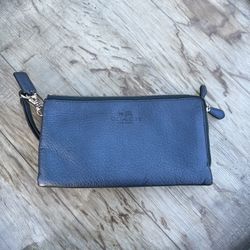 Blue Coach Wallet