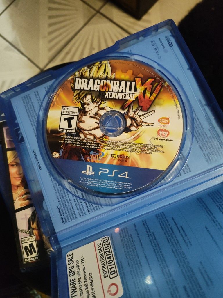 PS4 Dragonball Xenoverse