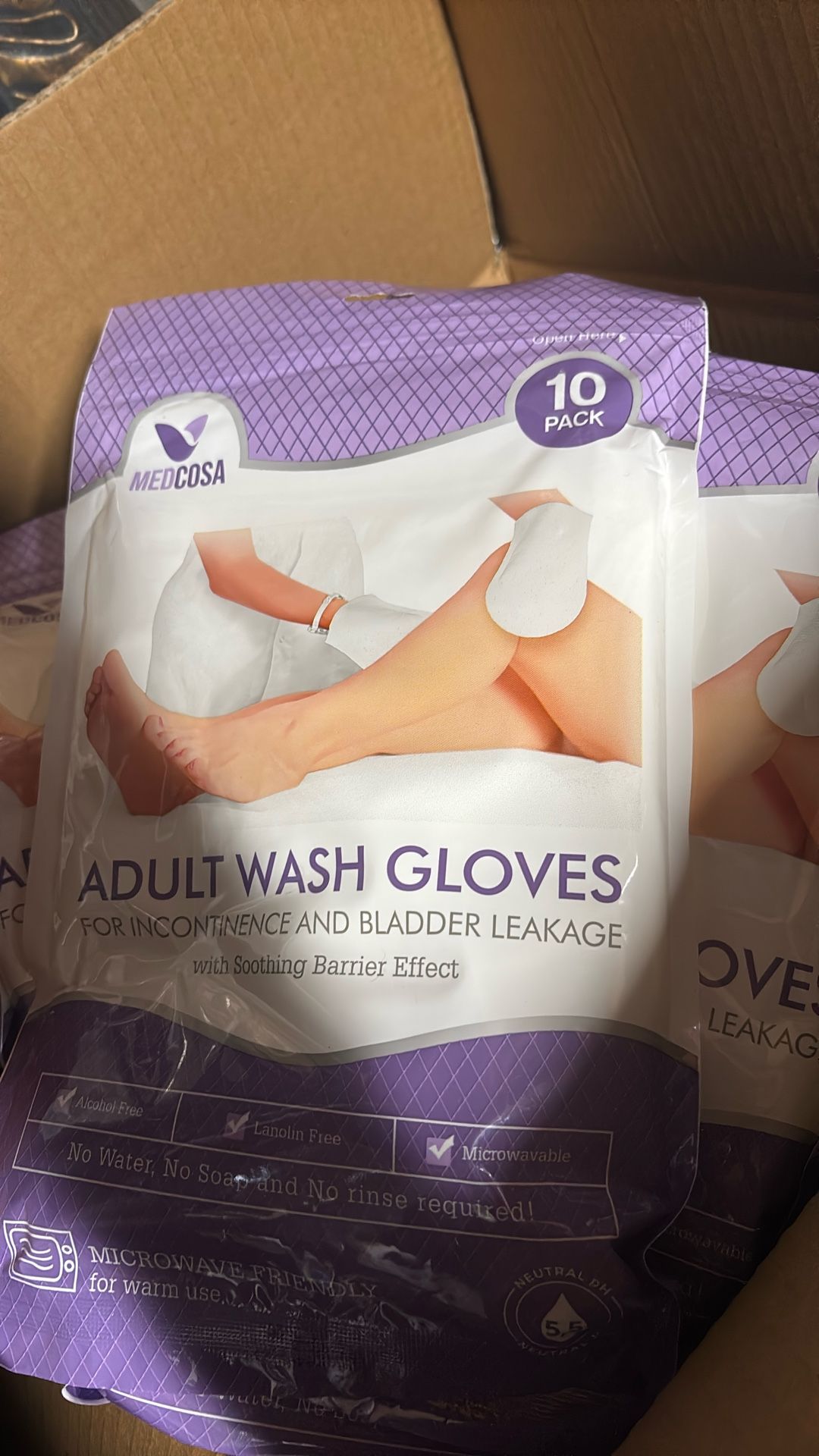Medcosa Adult Wash Gloves