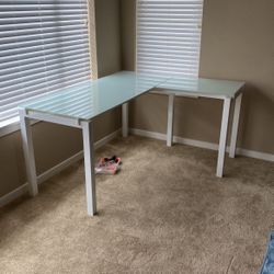 Glass Desk