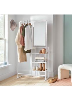 GARMENT RACK OPEN WARDROBE CLOTHES HANGER