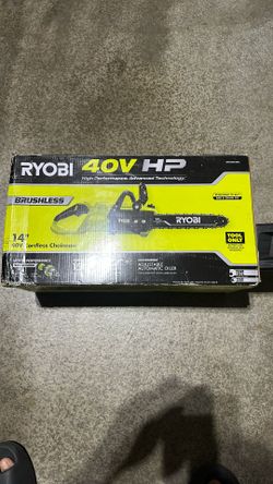 RYOBI 40V HP Brushless 14 in. Battery Chainsaw Tool Only