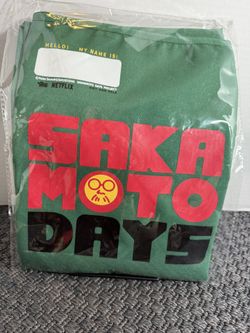 NEW Netflix Anime expo Sakamoto Days Promo Apron Green ax 2025