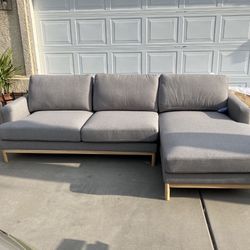 Brand New. Mid Century Modern Sofa Sectional. Retails Over $2200