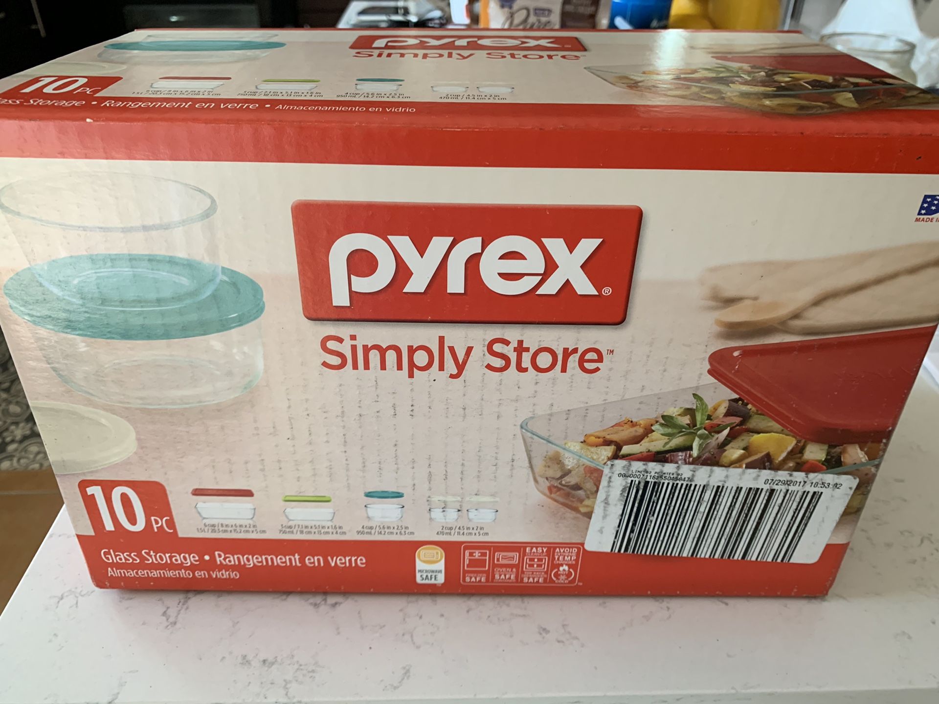 Pyrex 10 piece set