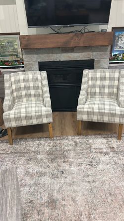 2 arm chairs