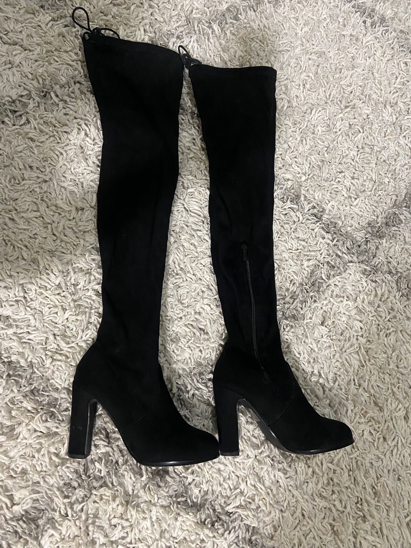 Thigh High Black Boots