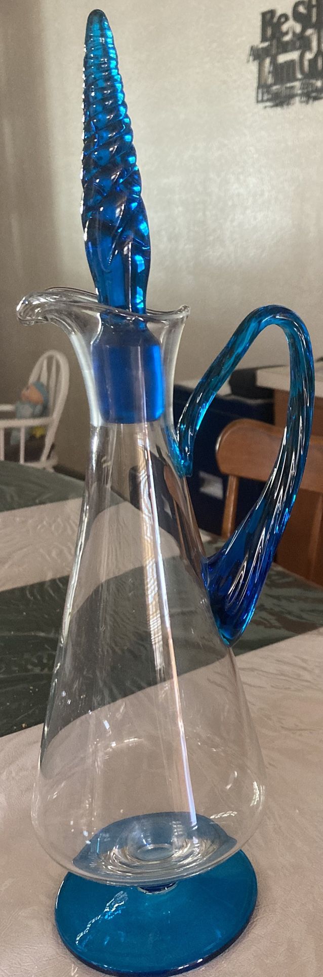 Krosno Poland Vintage Decanter/Glasses