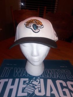 Jacksonville Jaguar Football Hat Cap Black & White
