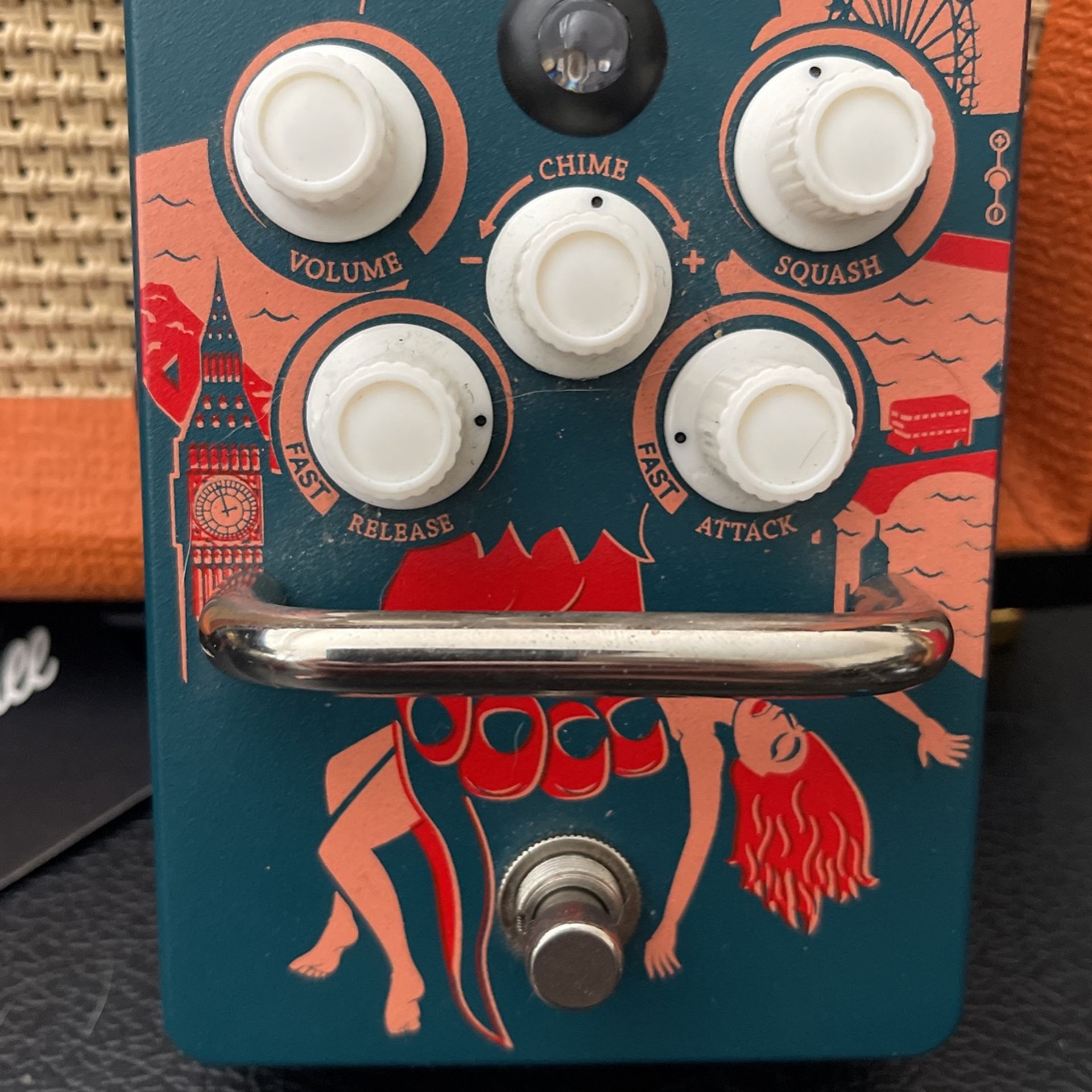 Orange Kongpressor Guitar Pedal for Sale in Los Angeles, CA - OfferUp