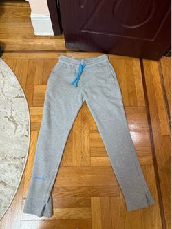 Syna world central cee grey and blue sweat pants