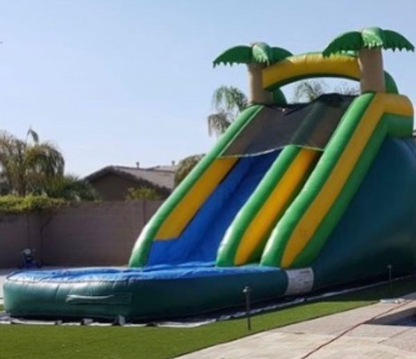 palm tree water slide for sale