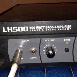 Hartke LH 500 Five Hundred Watt Bass Amp Head