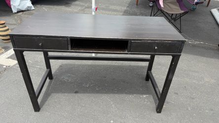 2 Drawer Wood Desk