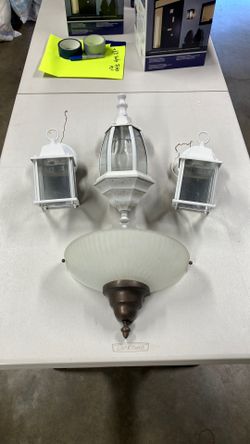 Porch Lights (3) and Indoor Sconce(1)