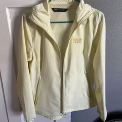 Helly Hansen light-weight zip-up in butter yellow-brand new