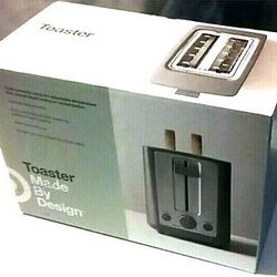 Made By Design™ Wide Slot Stainless Steel Target 2 Slice Toaster Work Well (New)

