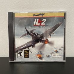 IL-2 Sturmovik WWII Combat Simulator PC CD-ROM Video Game Like New 2001
