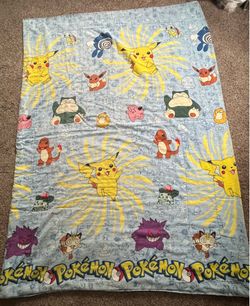 Pokemon blanket