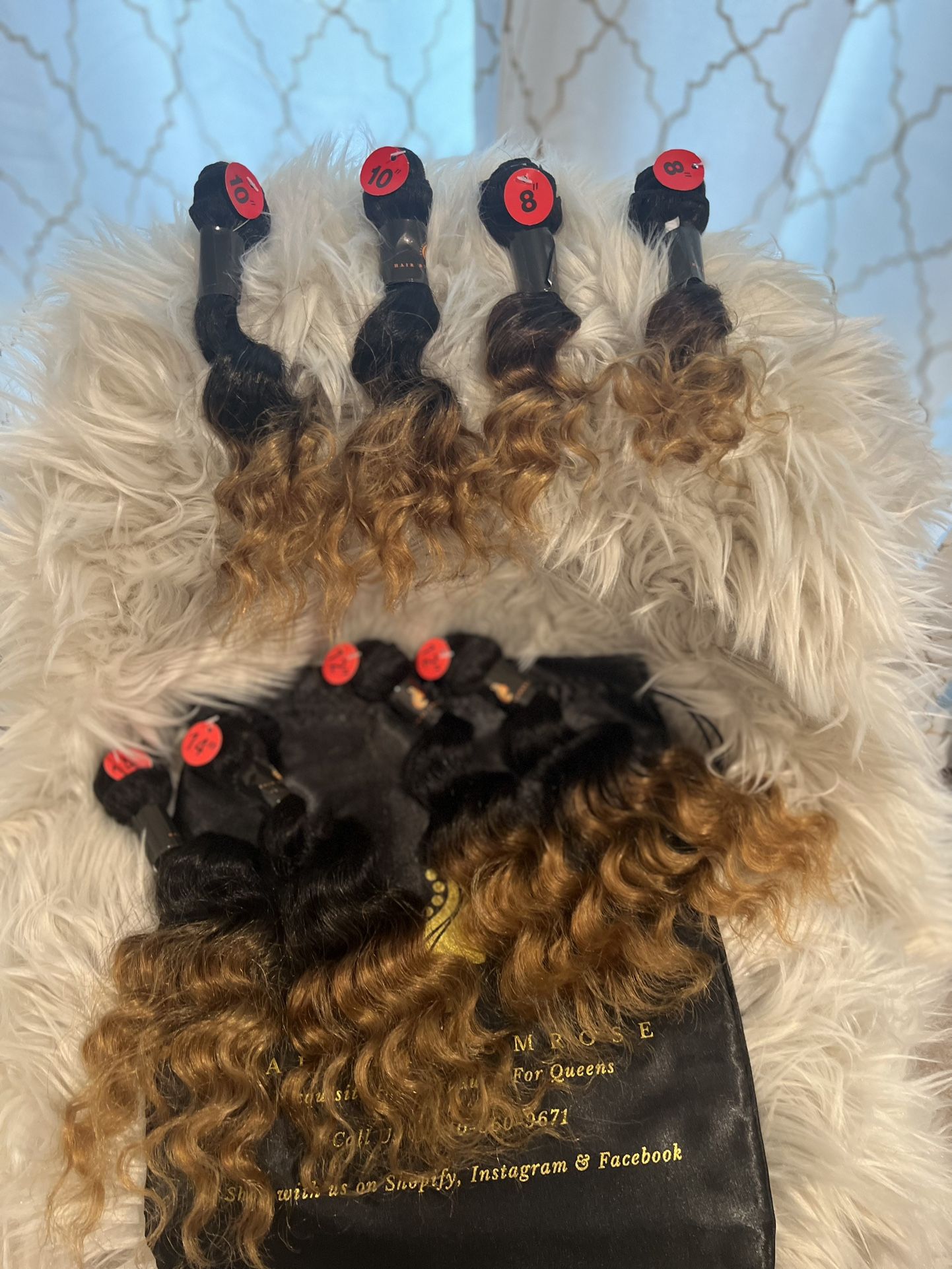 Human hair Wet/wavy Bundles